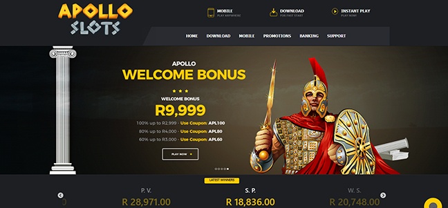 Apollo Slots - No Deposit Free Spins Bonus