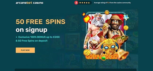 ArcaneBet Casino – Match Deposit Bonus