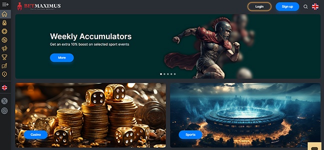 BetMaximus Casino – Welcome Bonus