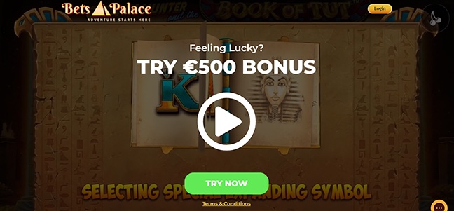 BetsPalace Casino - Deposit match bonus