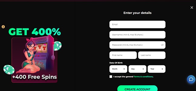 Betty Wins Casino – No Deposit Bonus