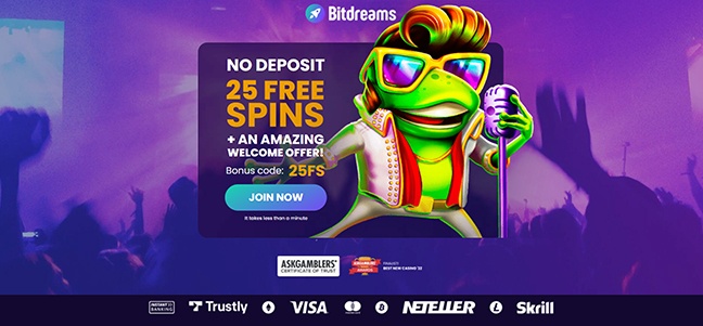 BitDreams Casino - No Deposit Free Spins