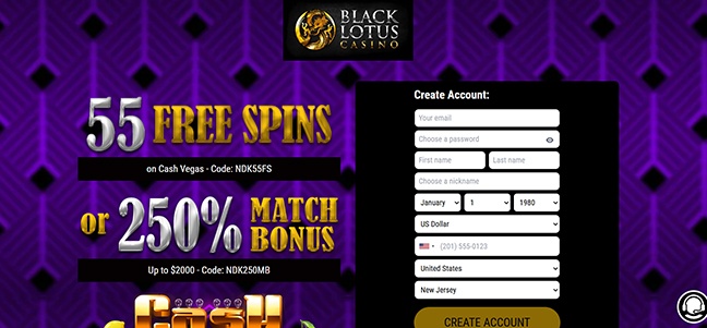 Black Lotus Casino – No Deposit Bonus