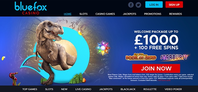 Bluefox Casino - Deposit Match Bonus