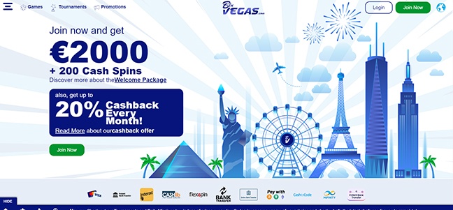 BluVegas Casino - Deposit Match Bonus