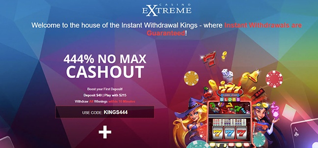 Casino Extreme – Deposit Match Bonus