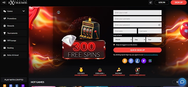 Casino Extreme – No Deposit Bonus