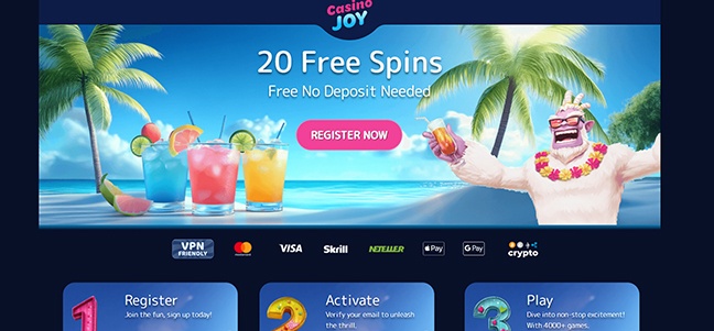 CasinoJoy – No Deposit Bonus
