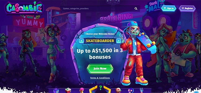 Casombie Casino - Deposit Match Bonus
