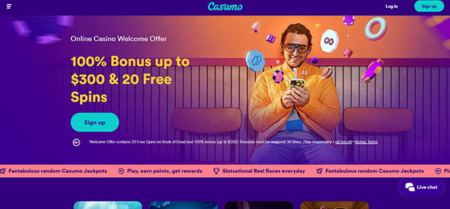 Casumo Casino - Deposit Match Bonus