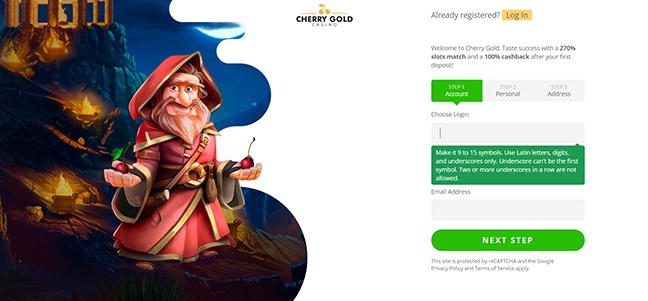 Cherry Gold Casino – No-Deposit Bonus