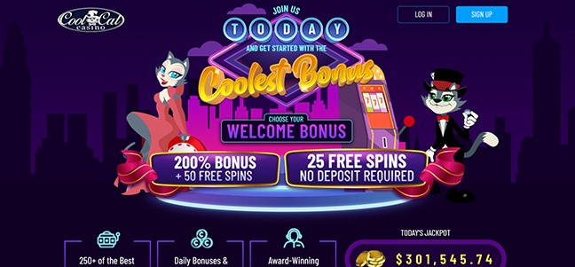 Coolcat Casino - No Deposit Bonus Spins