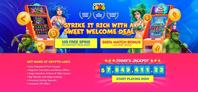 Crypto Loko Casino – No-deposit Free Games