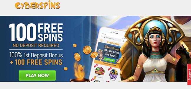 CyberSpins Casino – No-deposit Free Spins Bonus