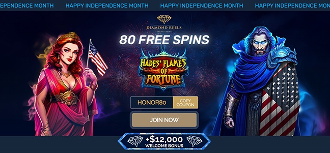 Diamond Reels Casino – No Deposit Bonus