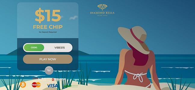 Diamond Reels Casino - No Deposit Cash Bonus