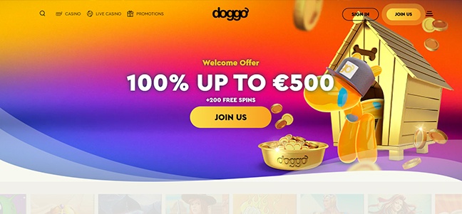 Doggo Casino - No Deposit Free Spins