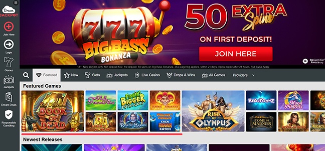 Dream Jackpot Casino – No Deposit Bonus
