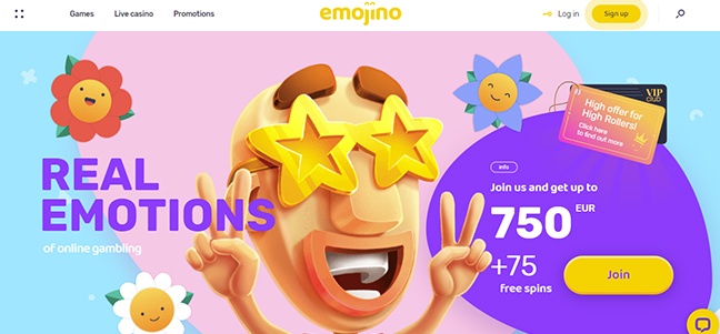 Emojino Casino – Deposit Match Bonus