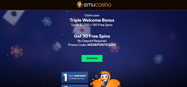 Emu Casino – No Deposit Bonus