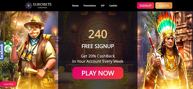 Eurobets Casino – No Deposit Bonus