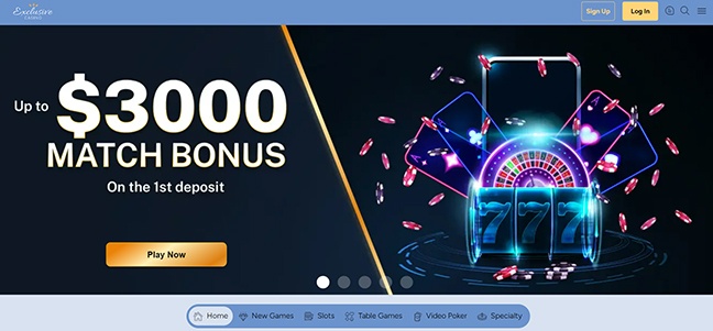 Exclusive Casino - No Deposit Cash Credits