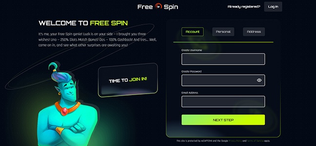 Free Spin Casino - No Deposit Bonus Credits