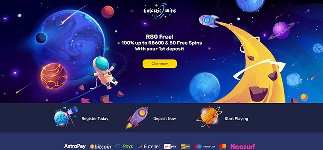 Galactic Wins Casino - No Deposit Bonus Credits