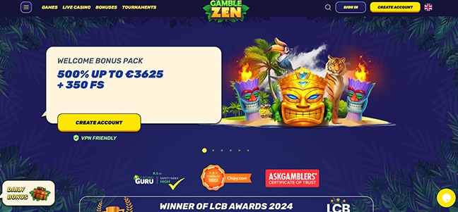 Gamblezen Casino – No Deposit Bonus