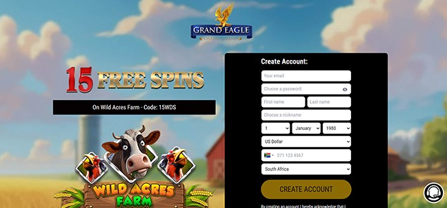 Grand Eagle Casino – No Deposit Bonus