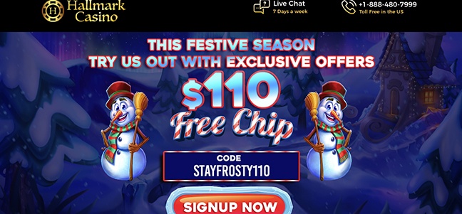 Hallmark Casino – No Deposit Free Cash