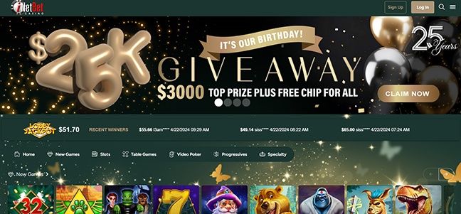 iNetBet Casino - No Deposit Bonus Spins