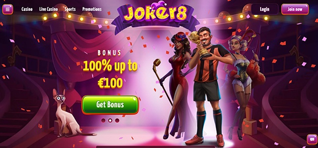 Joker8 Casino – Match Deposit Bonus