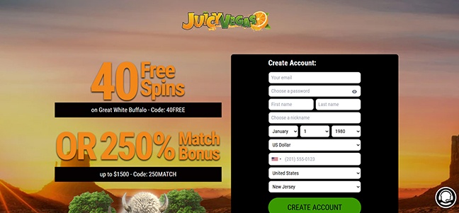 Juicy Vegas Casino – No Deposit Bonus