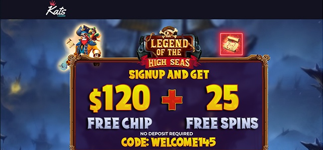 Kats Casino - No Deposit Bonus Spins