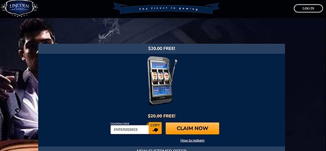Lincoln Casino – No Deposit Bonus