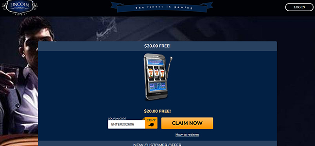 Lincoln Casino – No Deposit Bonus