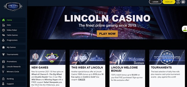 Lincoln Casino – No-deposit Bonus Cash