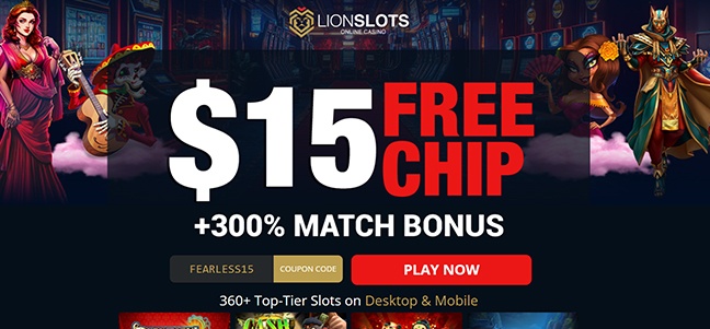 Lion Slots Casino – No Deposit Bonus
