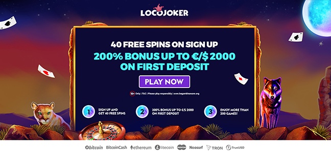 Loco Joker Casino - No Deposit Free Spins