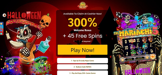 Lucky Hippo Casino – No Deposit Bonus