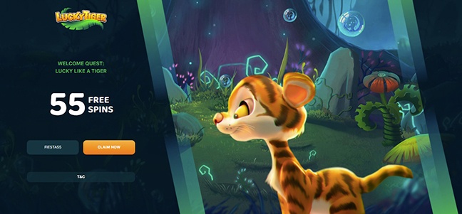 Lucky Tiger Casino –No Deposit Free Spins