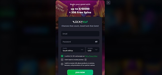 LuckyElf Casino – No Deposit Bonus