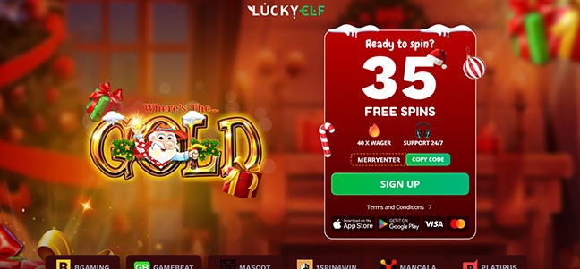 LuckyElf Casino – No Deposit Bonus
