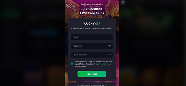 LuckyElf Casino - No Deposit Bonus Spins