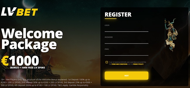 LV Bet Casino – Deposit Match Bonus