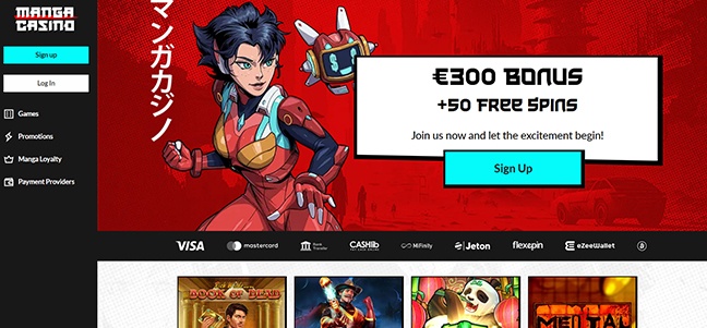 Manga Casino - No Deposit Bonus Spins