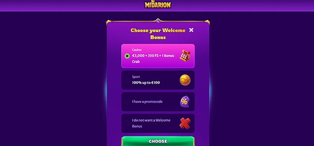 MidasLuck Casino – No Deposit Bonus