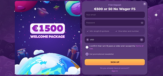 MilkyWay Casino – No Deposit Bonus