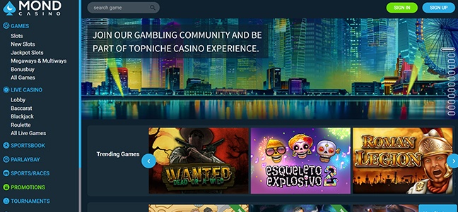 Mond Casino - Welcome Bonus Package